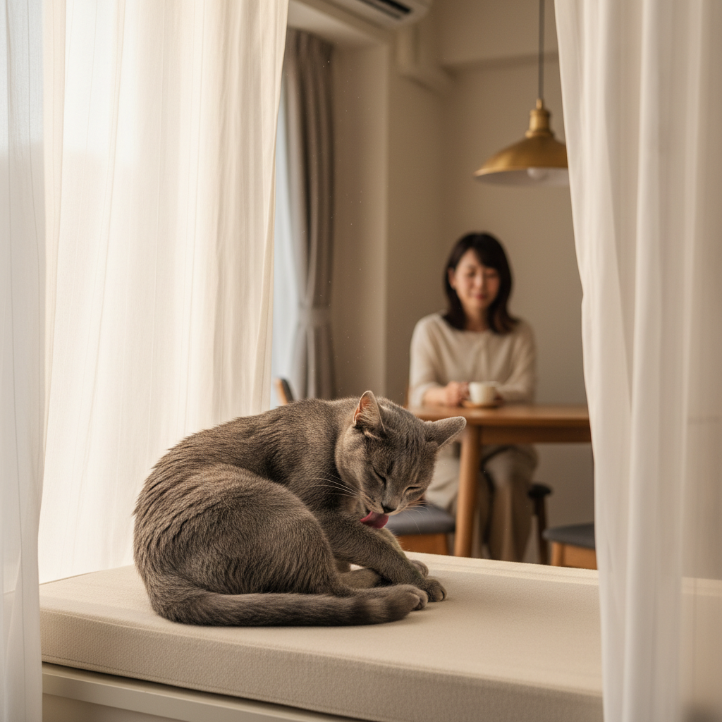 ブリティッシュの抜け毛対策｜ソファで30秒ブラシ習慣