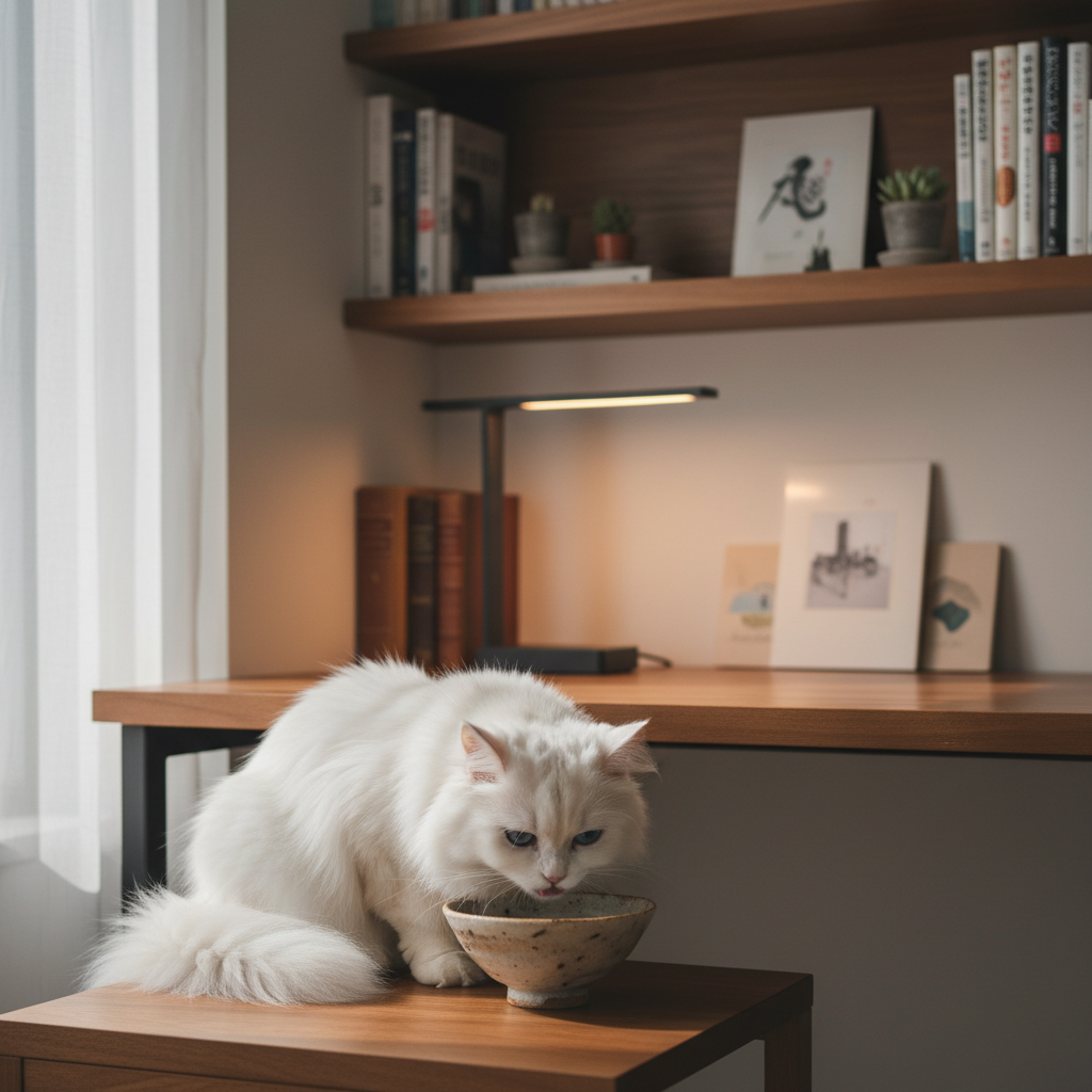 猫のごはん量を体型で整える