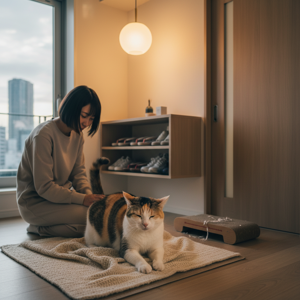 エキゾチックの夜ドア引っかき｜寝る前2分で整える